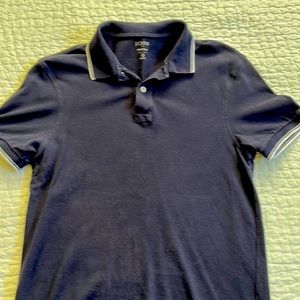 J Crew Men’s Pique polo. Men’s Size Small. Navy